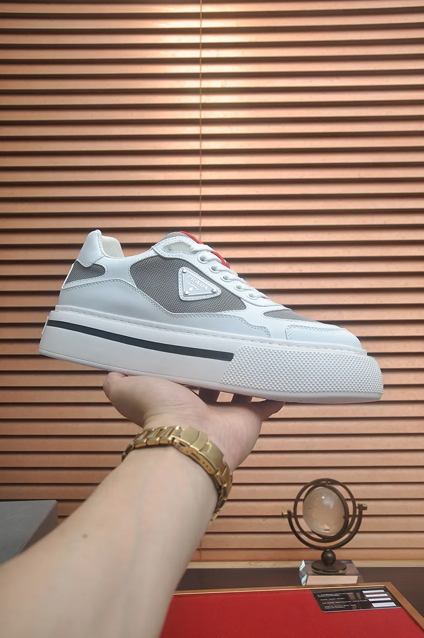 Men's shoes 💰580💶【PRADA】Top original, new season, high quality original goods, top imported calfskin with original imported glue, imported cowhide inside with original cowhide feet, original outsole! Quality guaranteed! Code 38-45 (45 customized)
